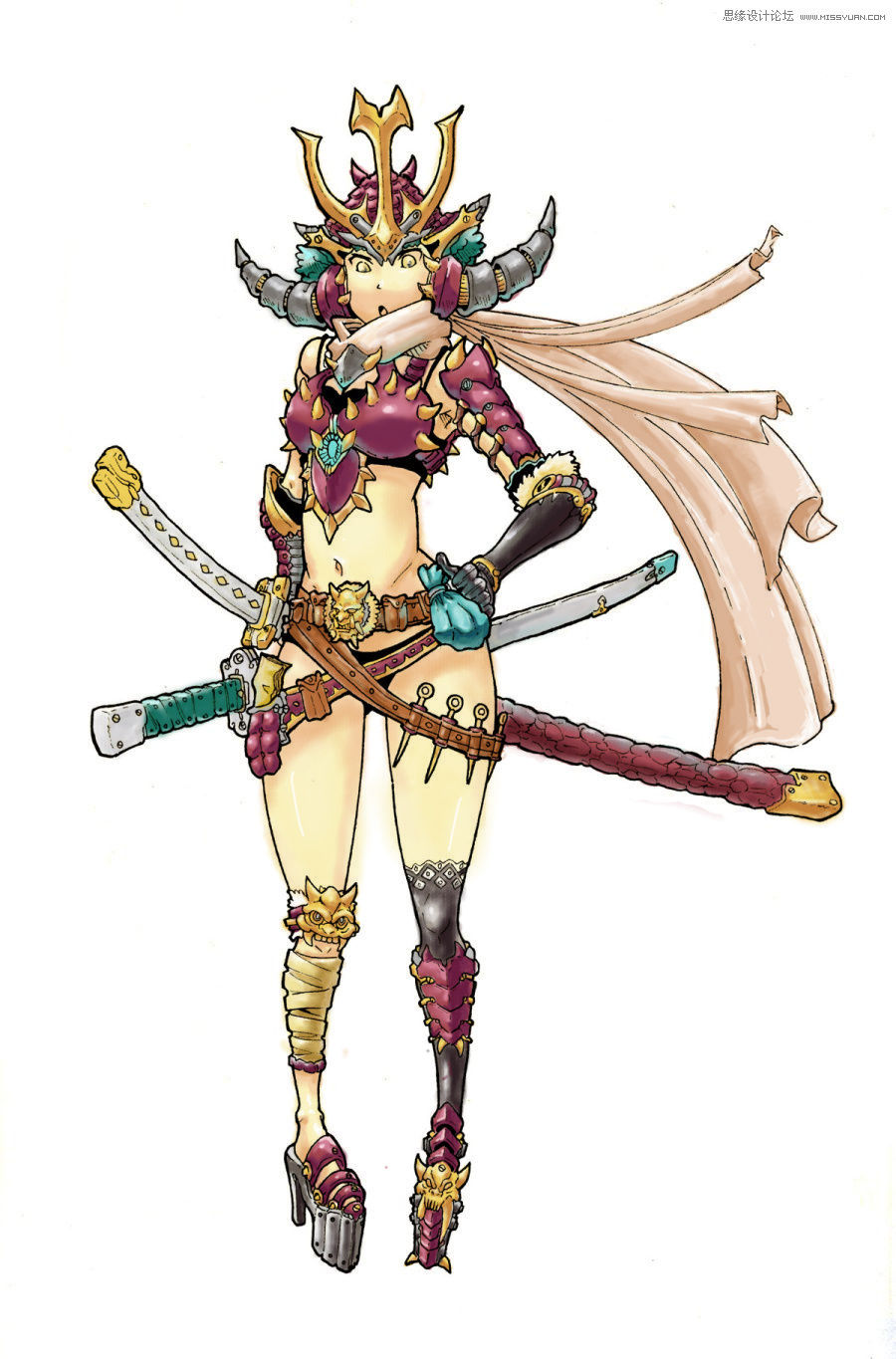 手绘|插画|游戏原画|换季137 - 临摹作品 - 站酷 (zcool)