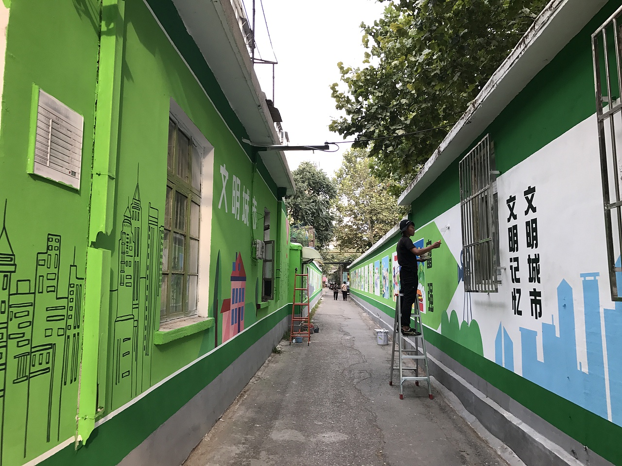 那些琐碎的墙绘作品