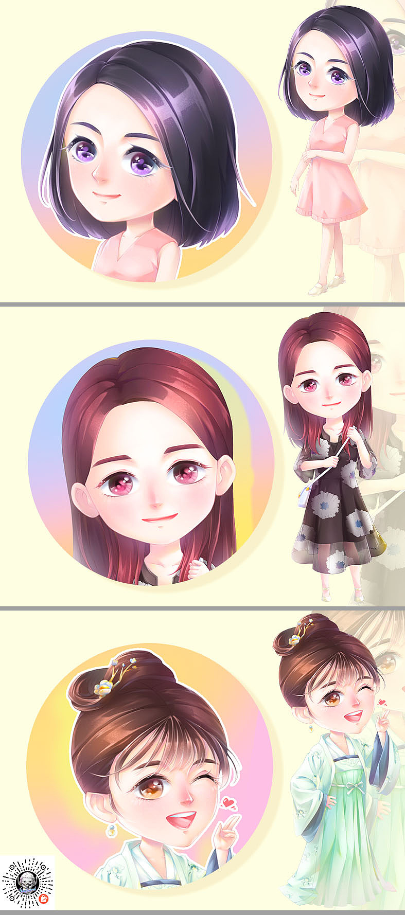 同事们的Q版 3（图ZMjY1MTA0NDg4） - 创作习作 - 站酷设计师皇小羽原创素材 - 站酷ZCOOL