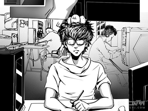 苦逼设计师的一天(个人主页-ZMzQxMDYzMTI=) - 单幅漫画 - 站酷设计师leung_tse原创素材 - 站酷ZCOOL