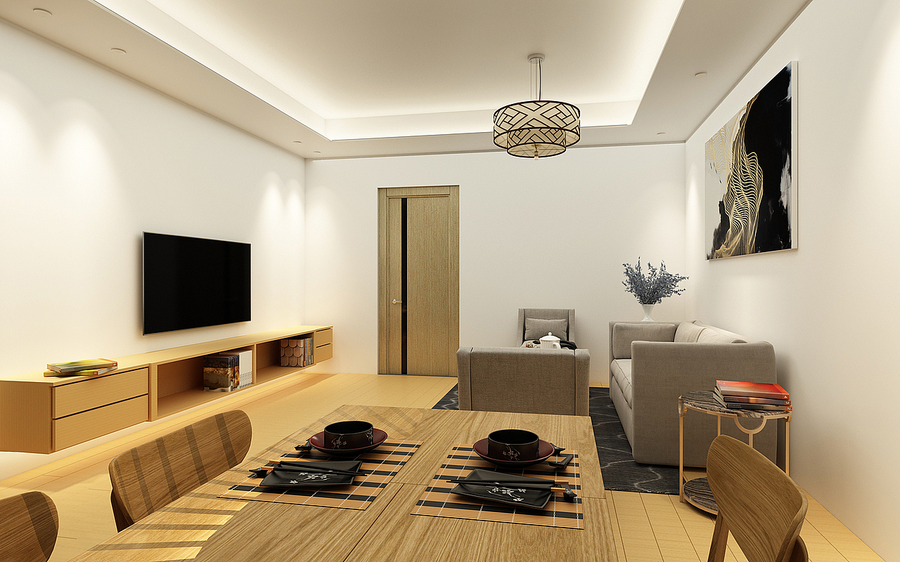 3D室内设计-建模-渲染（图ZMTM1MjI2NDMy） - 建筑/空间 - 站酷设计师豹英俊原创素材 - 站酷ZCOOL