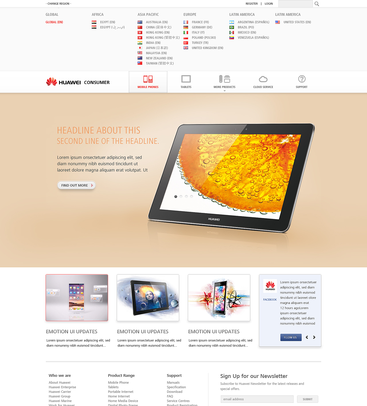 HUAWEI Consumer Device Official Website（图ZMTEyMjE1MjQ=） - 企业官网 - 站酷设计师wilkison原创素材 - 站酷ZCOOL