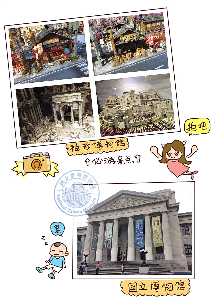 台湾亲子游，手绘全记录（图ZMzM5NzEyMjg=） - 新锐潮流插画 - 站酷设计师云端有鱼原创素材 - 站酷ZCOOL