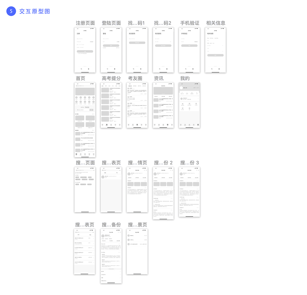 高考圈APP设计（图ZMTY4MjQ2NTU2） - APP界面 - 站酷设计师小马达哦原创素材 - 站酷ZCOOL