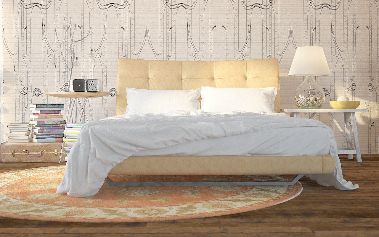 心中意 闲时渲染作品展示