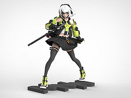 絕區(qū)零同人手辦安比