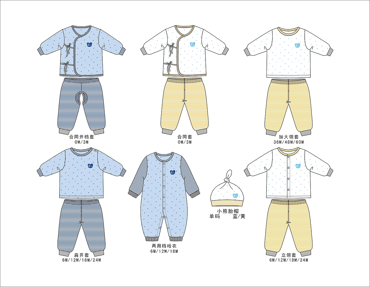 0-3歲嬰童服飾設(shè)計（圖ZMjUyNjgxNDQ4） - 兒童服飾 - 站酷設(shè)計師小羊芃芃原創(chuàng)素材 - 站酷ZCOOL