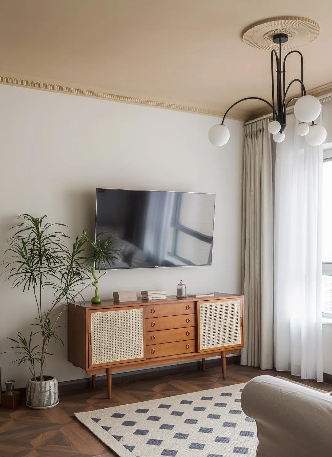 56㎡复古法式风格小户型公寓装修，浪漫生活体验（图ZMjgwMTYxMDgw） - 家装设计 - 站酷设计师峰光无限装饰原创素材 - 站酷ZCOOL