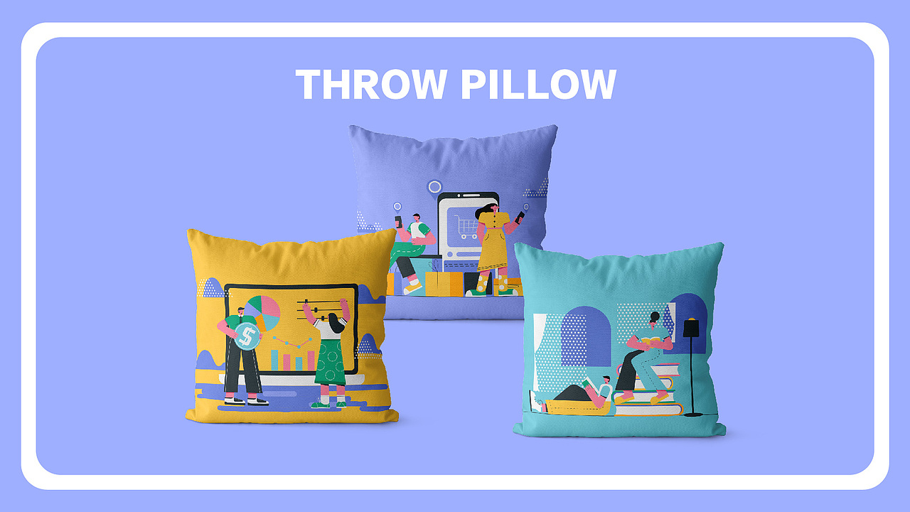 扁平人物插画系统