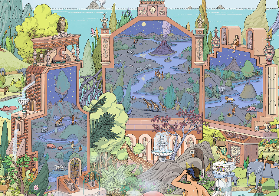 合作|农夫山泉茶派2023线上画展（图ZMzQ2Mzg1NDI4） - 商业插画 - 站酷设计师塔手TASOO原创素材 - 站酷ZCOOL