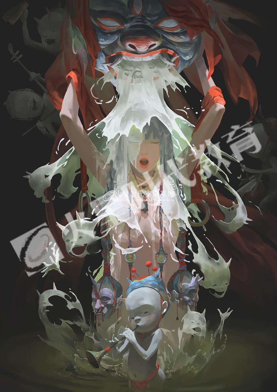 魔幻题材系列插画