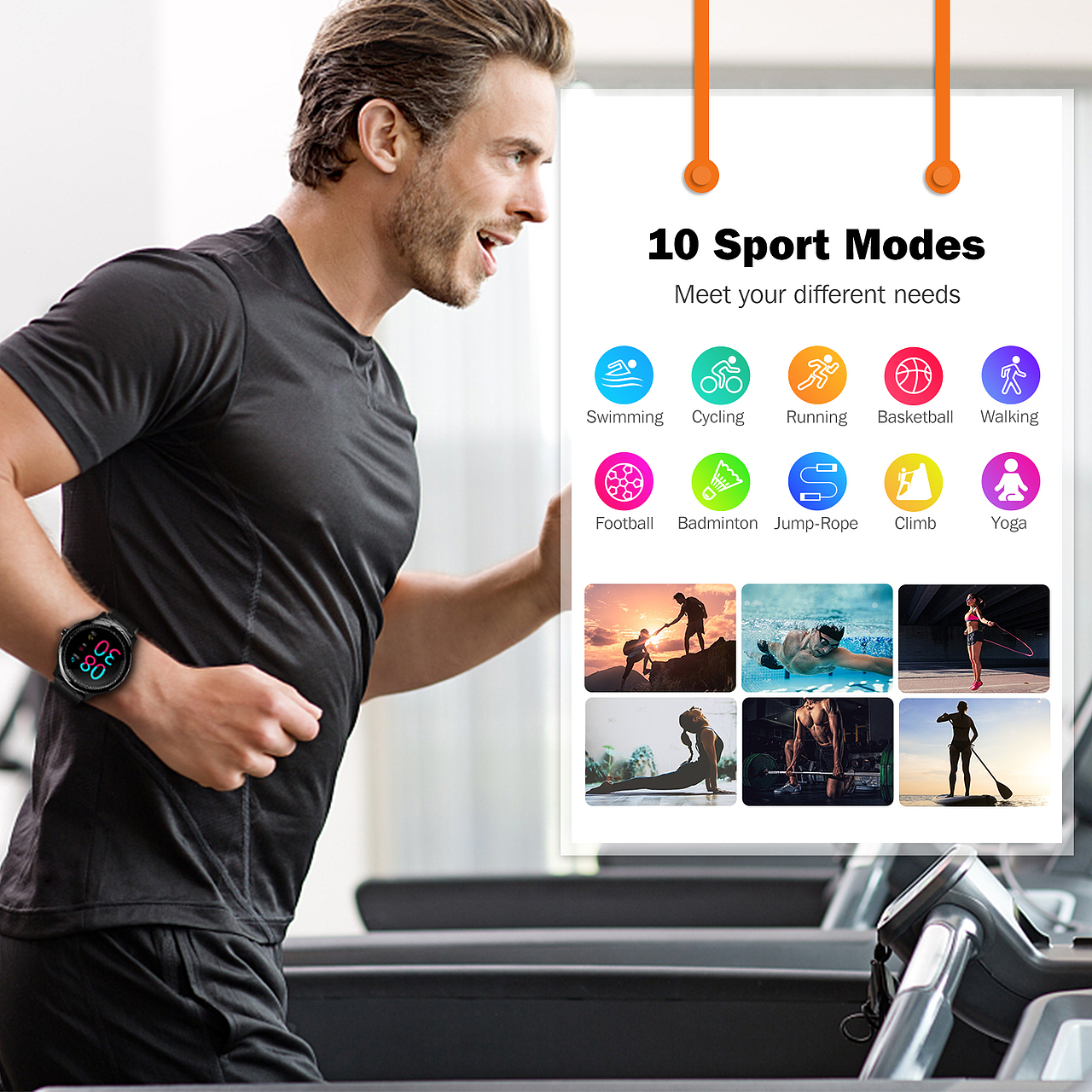 亚马逊智能手表主图套图海报