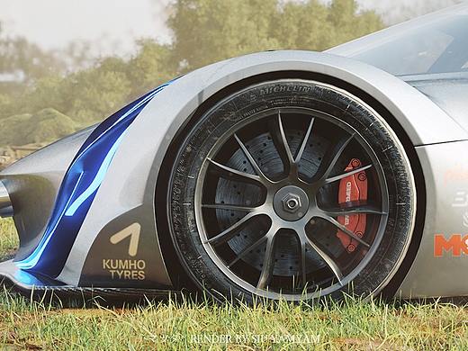 马自达风籁マツダ·风籁 Mazda Furai - Blender渲染