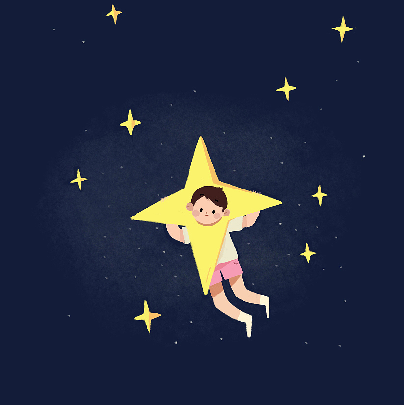 饭太稀插画临摹