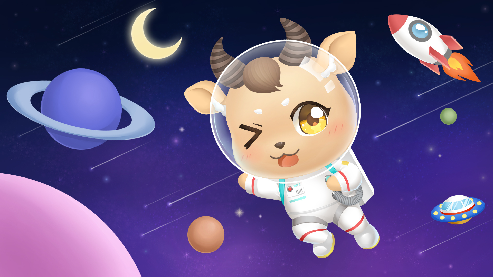 羚羊吉祥物设计/banner/羚羊logo