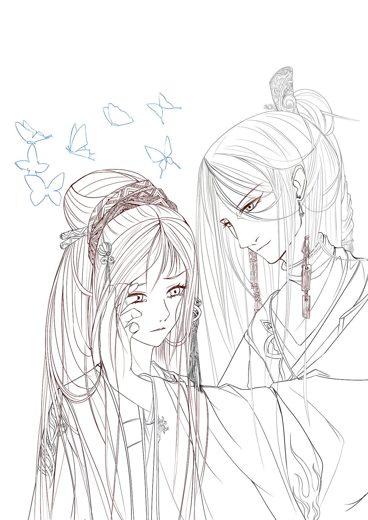 相思人|插画|创作习作|dj八叔_原创作品-站酷zcool