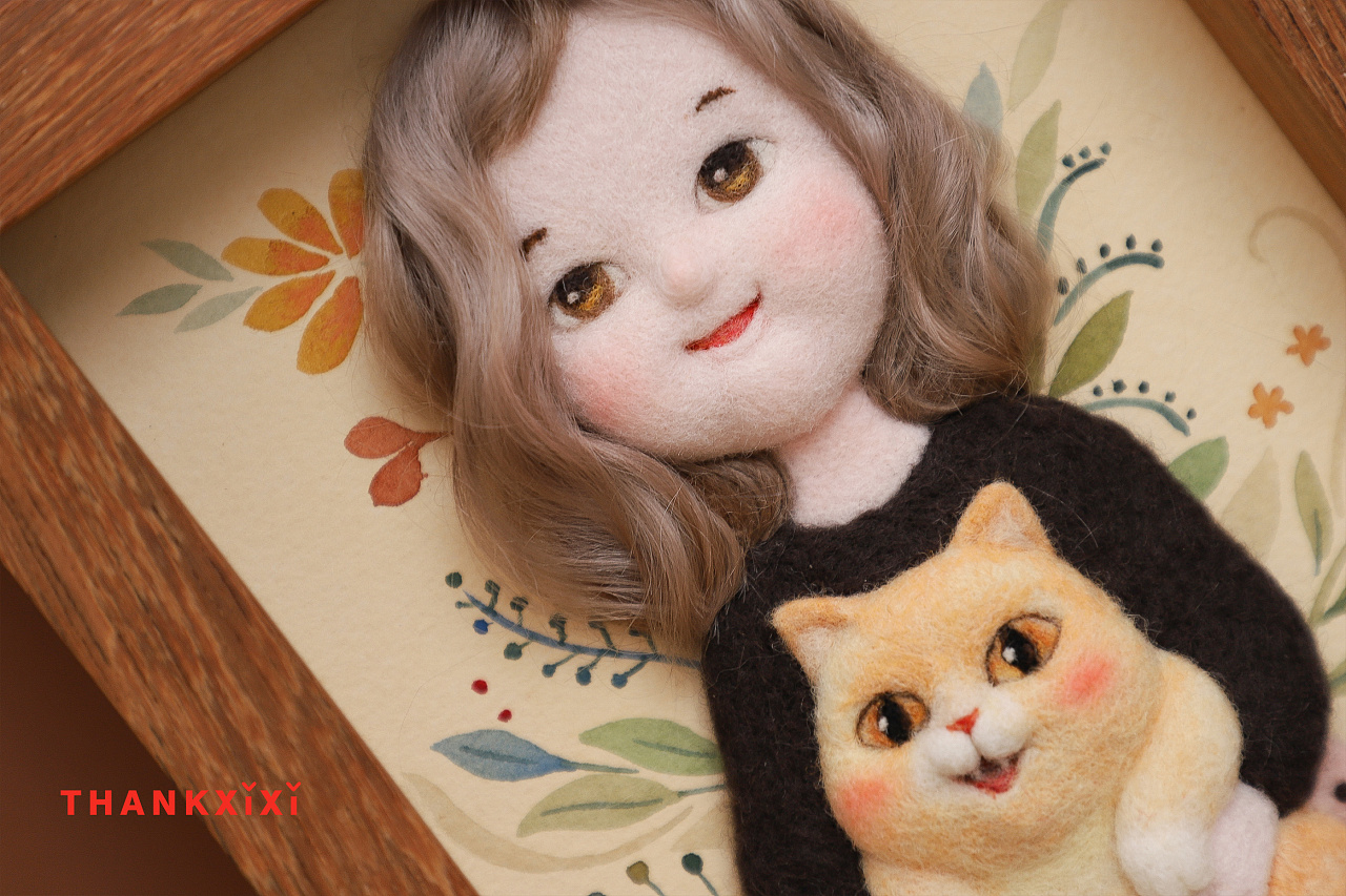 囍囍的羊毛毡 之 人物毛毡合集