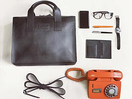 手工男士公文包