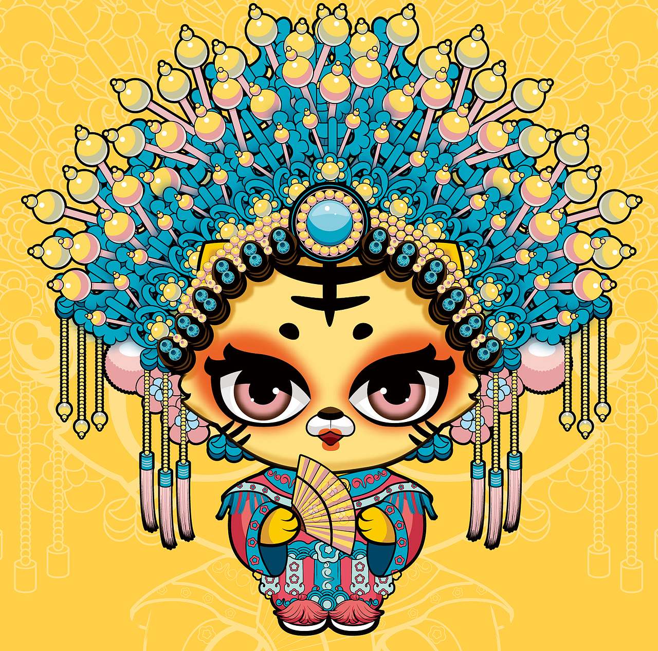 IP形象虎设计-取名就叫唬唬吧