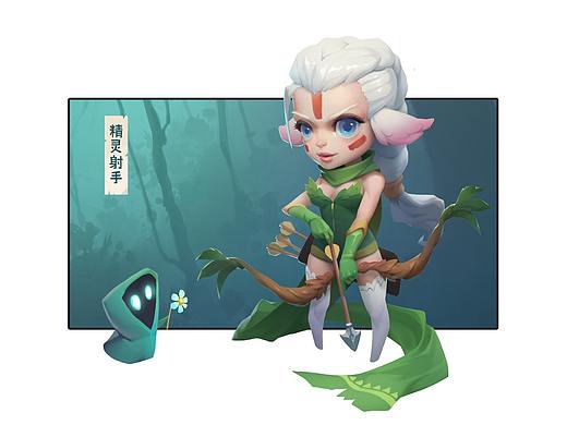 游戏美术-弓箭手