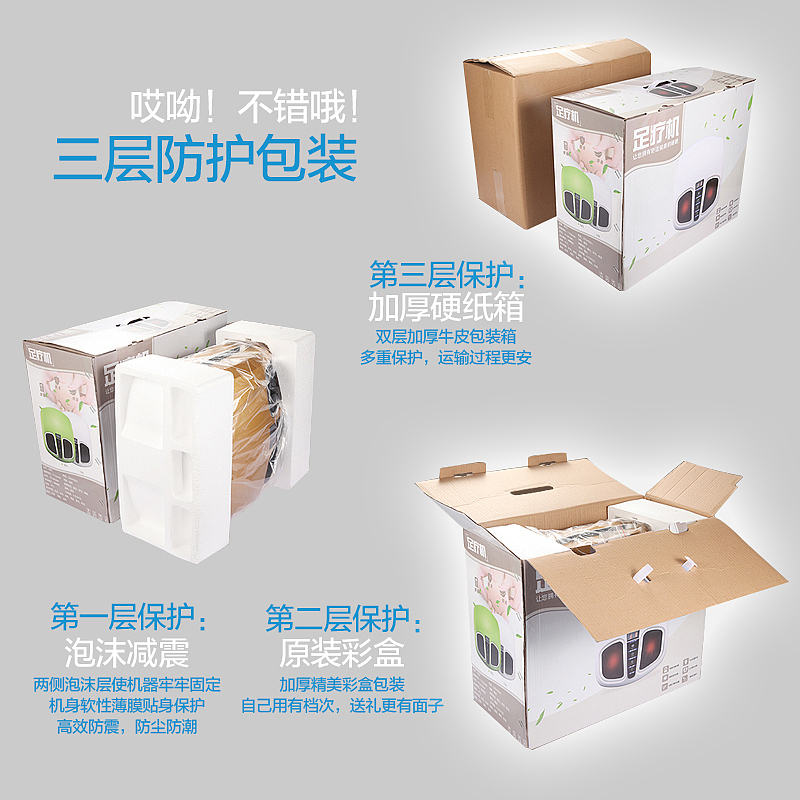 足疗机主图系列页面装修设计净足、按摩、睡眠、脚底按摩、直通车、舒适、科技、高端