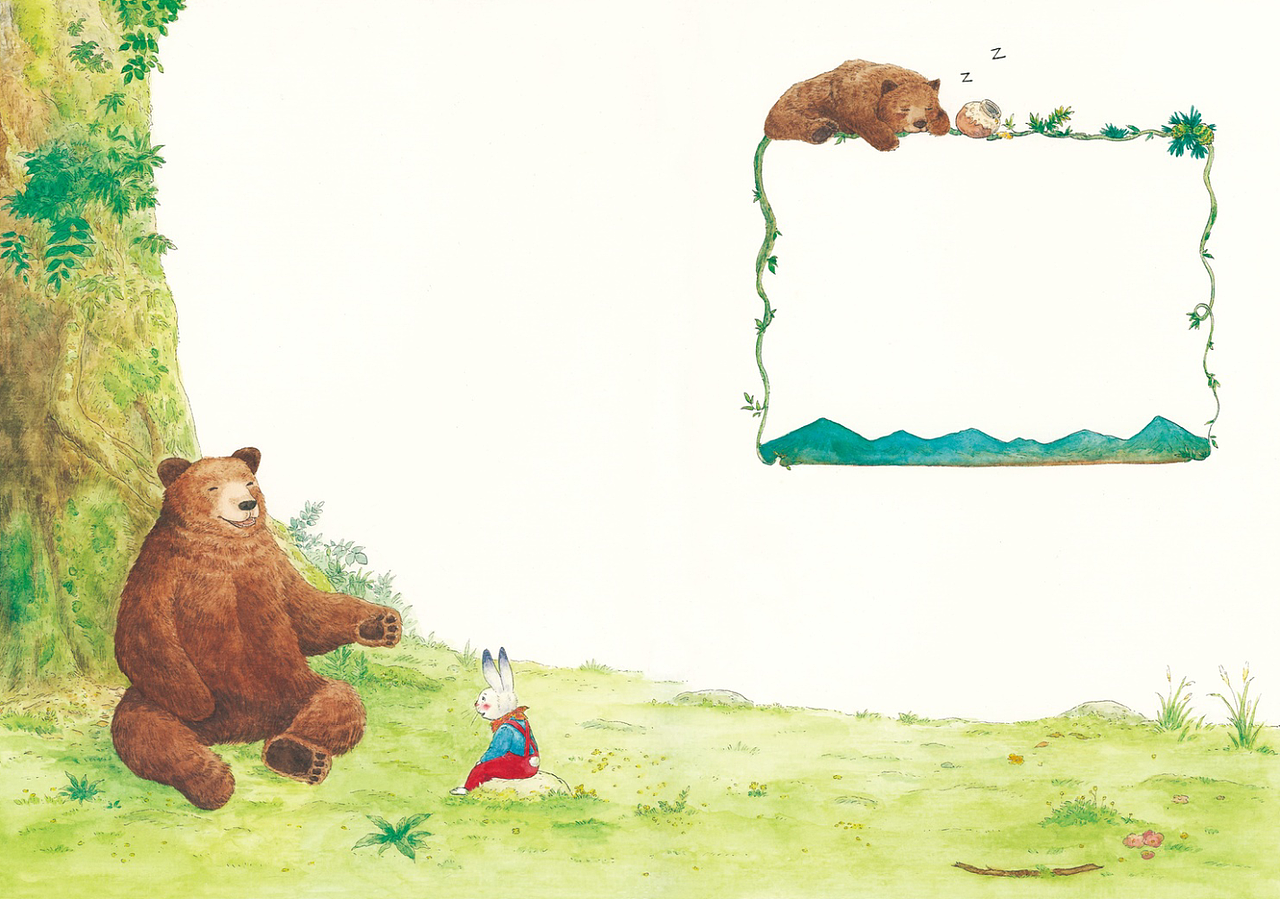 《兔子日记》作画步骤构思（图ZMjM5ODc0MzYw） - 绘本 - 站酷设计师晓茑原创素材 - 站酷ZCOOL