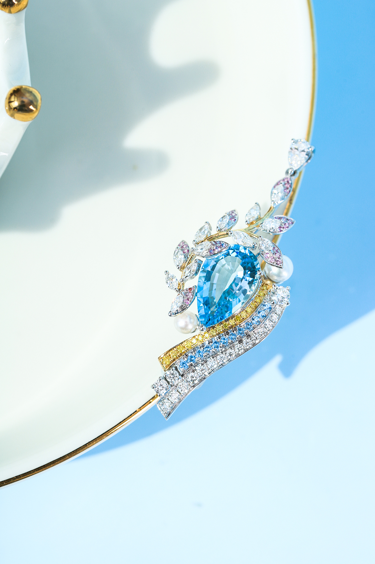 珠宝摄影——海蓝宝粉摩根 少女的感觉