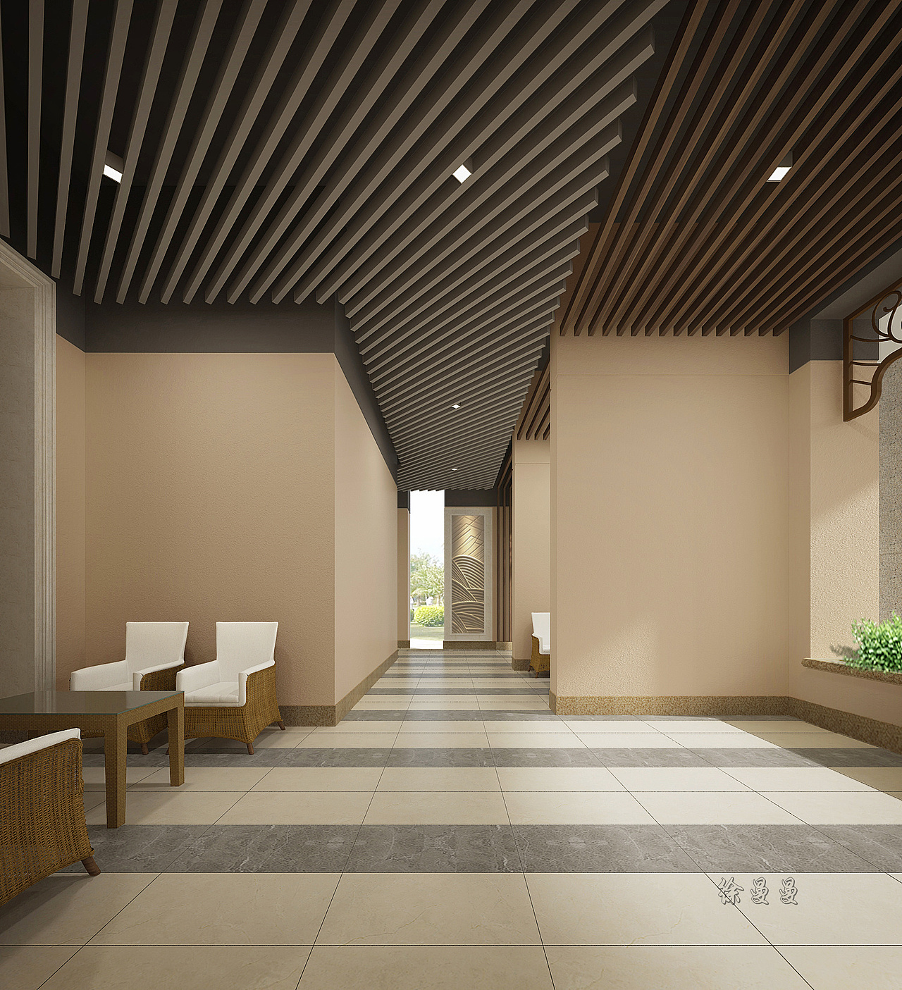 现代轻奢风酒店,别具一格的设计气质!