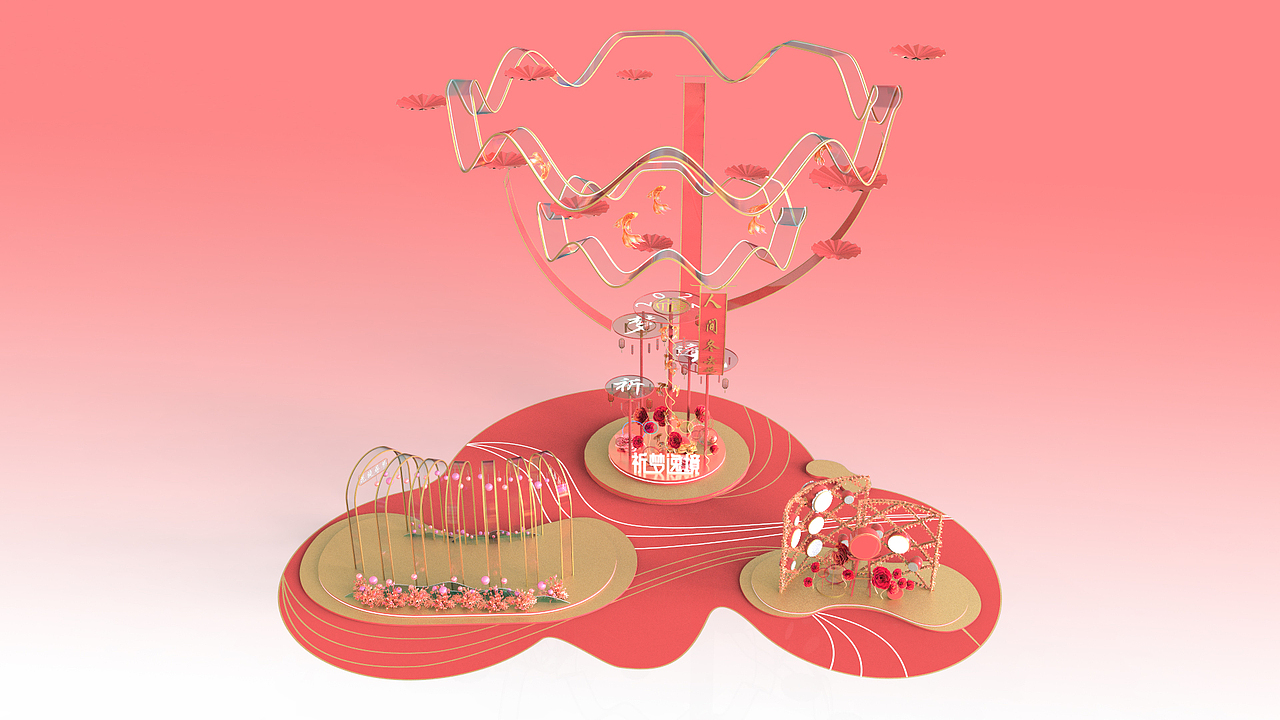 新中式美陈设计（图ZMjg1MjU5MDM2） - 建筑/空间 - 站酷设计师山海等烂人原创素材 - 站酷ZCOOL