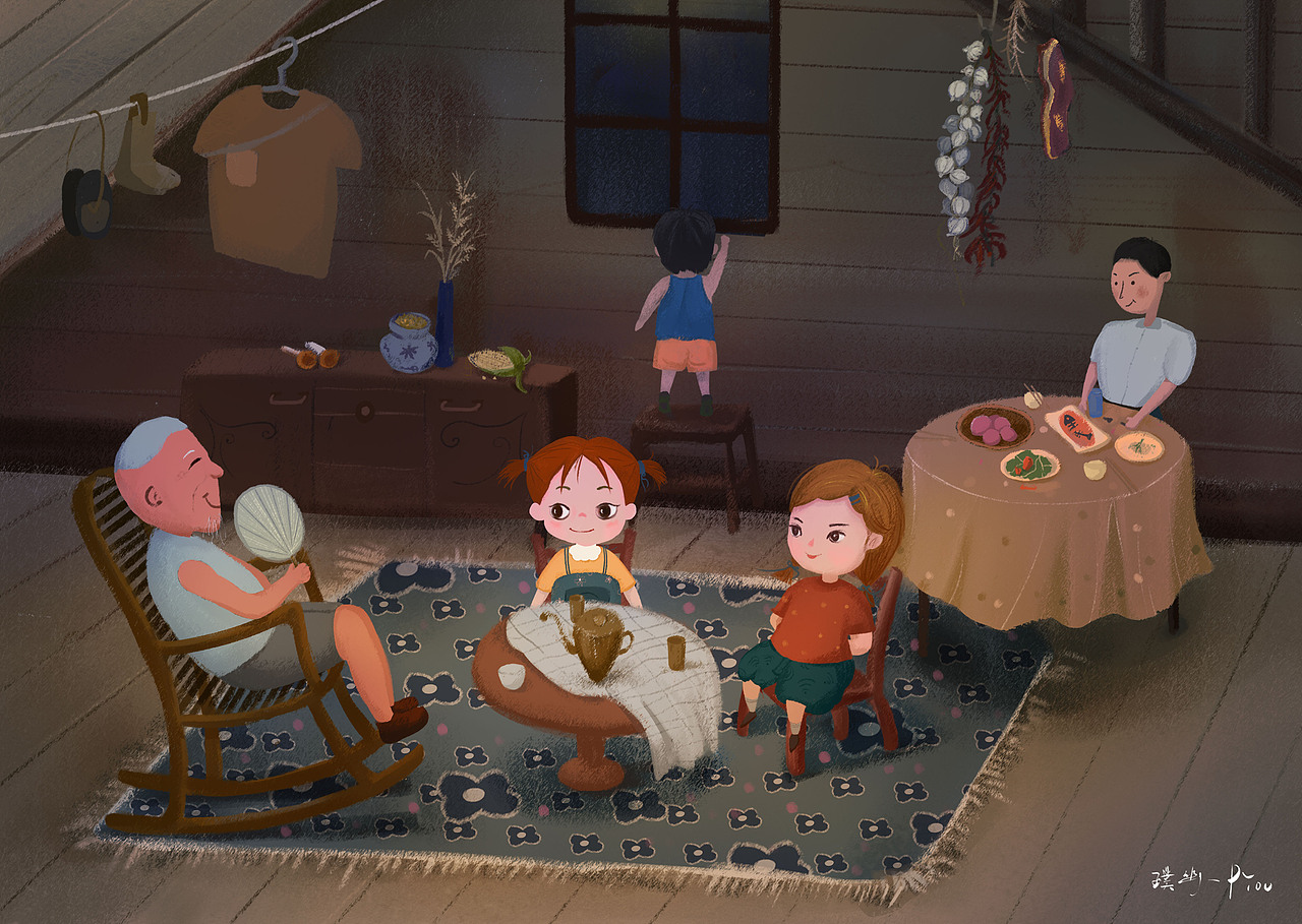 儿童插画（图ZMTgwMDc4OTM2） - 商业插画 - 站酷设计师璞幽Pyou原创素材 - 站酷ZCOOL