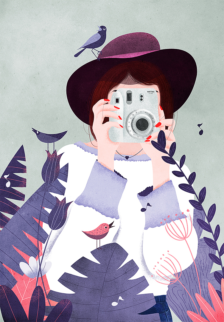 插画：那些女孩（图ZOTA3NDUzMTI=） - 创作习作 - 站酷设计师三火狮子原创素材 - 站酷ZCOOL