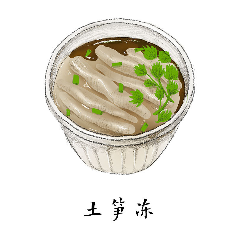 闽南美食插画图片