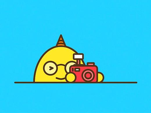 会拍照的小鸡仔