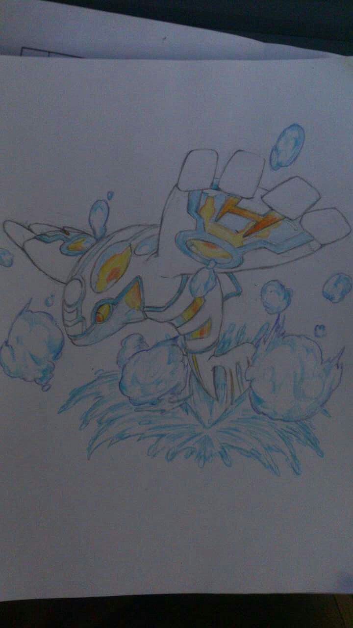 彩铅原始海皇牙