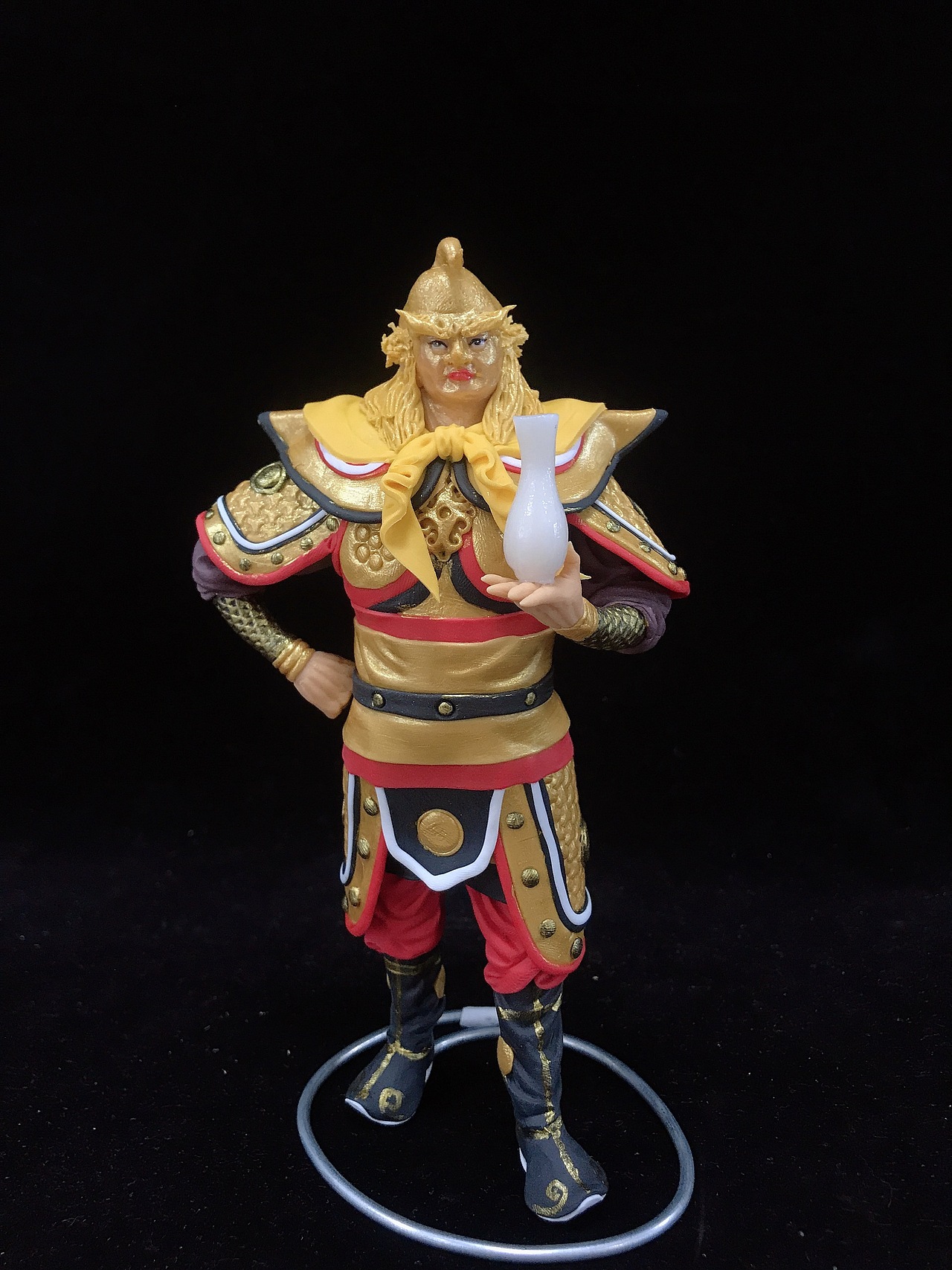 康健面塑作品《西游妖王》