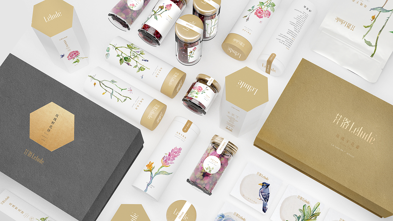 艾洛玫瑰花茶包装