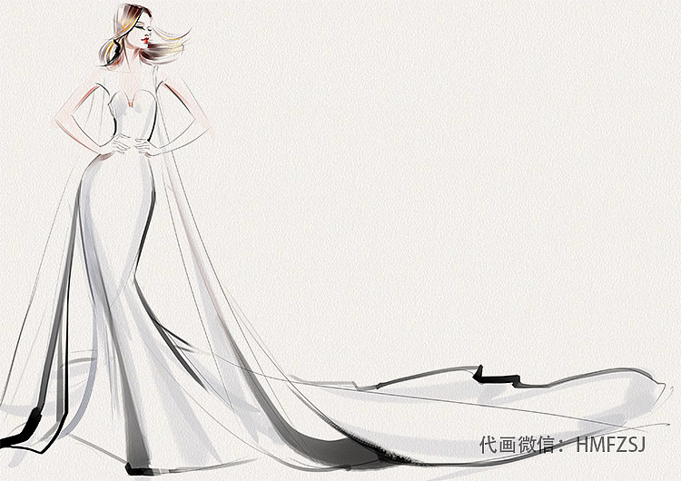 服装设计师手绘稿（图ZMjQ5NzA4NjQ0） - 商业插画 - 站酷设计师Z80899919原创素材 - 站酷ZCOOL