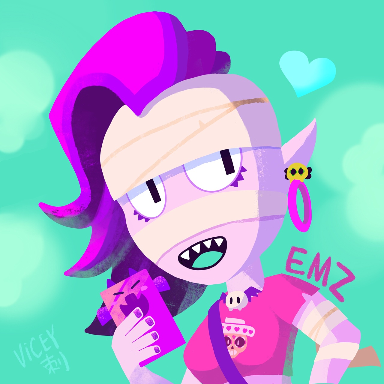 荒野乱斗头像emz艾魅