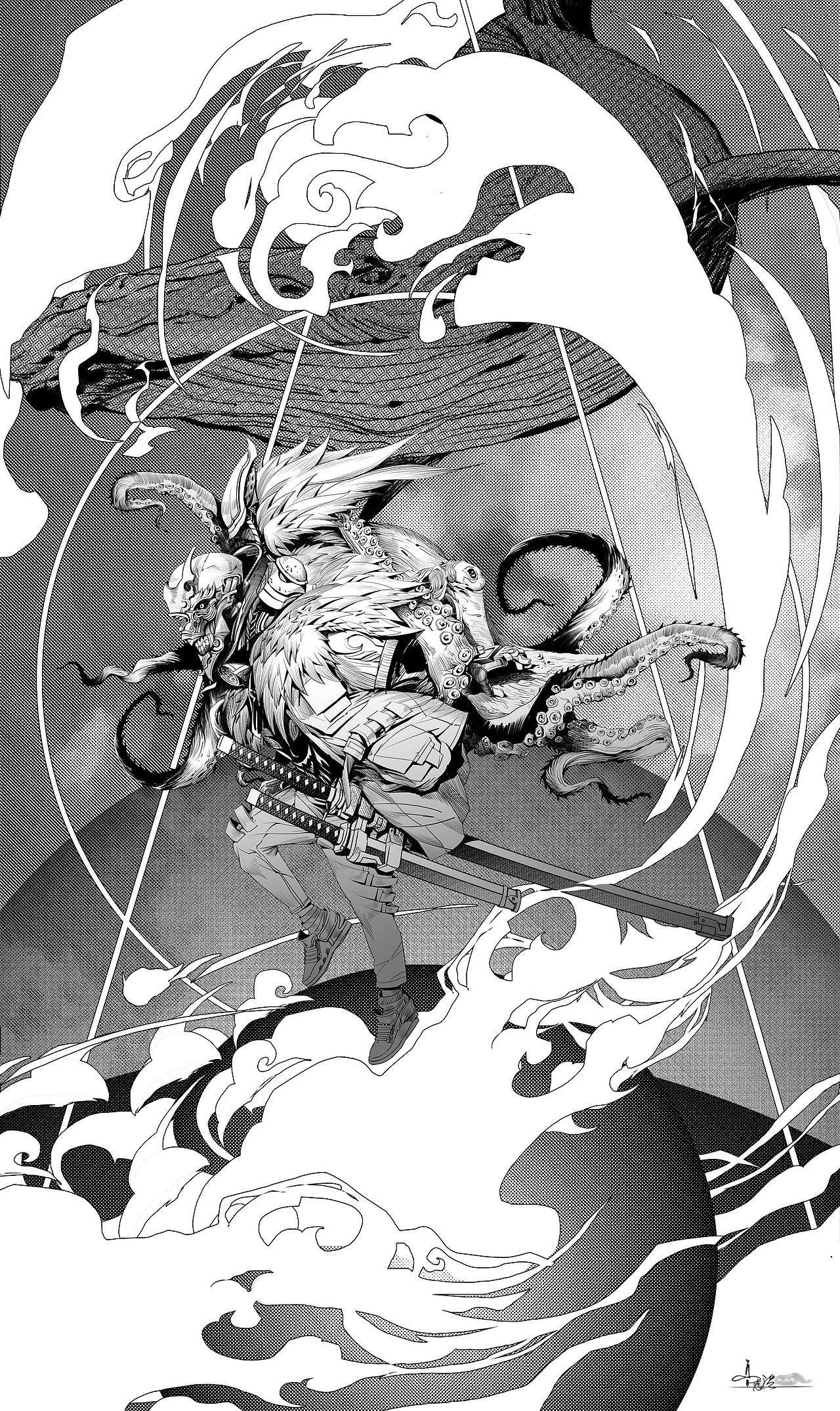 天地遨游（图ZMTk2MjI3ODY4） - 创作习作 - 站酷设计师delta水木禾原创素材 - 站酷ZCOOL