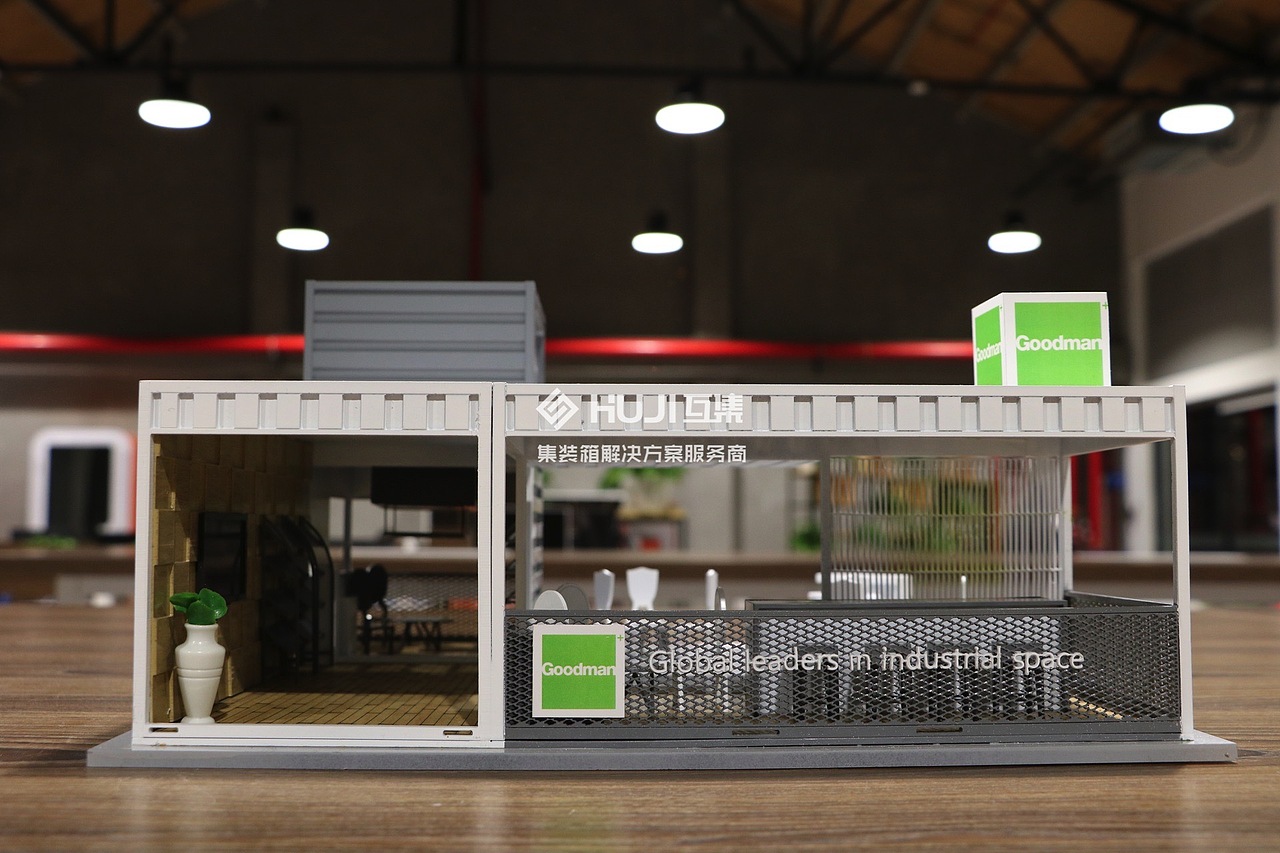 【HUJI互集】嘉民（成都）集装箱移动展厅实体模型（图ZMTUyNDA2MTYw） - 建筑设计 - 站酷设计师HUJI互集原创素材 - 站酷ZCOOL