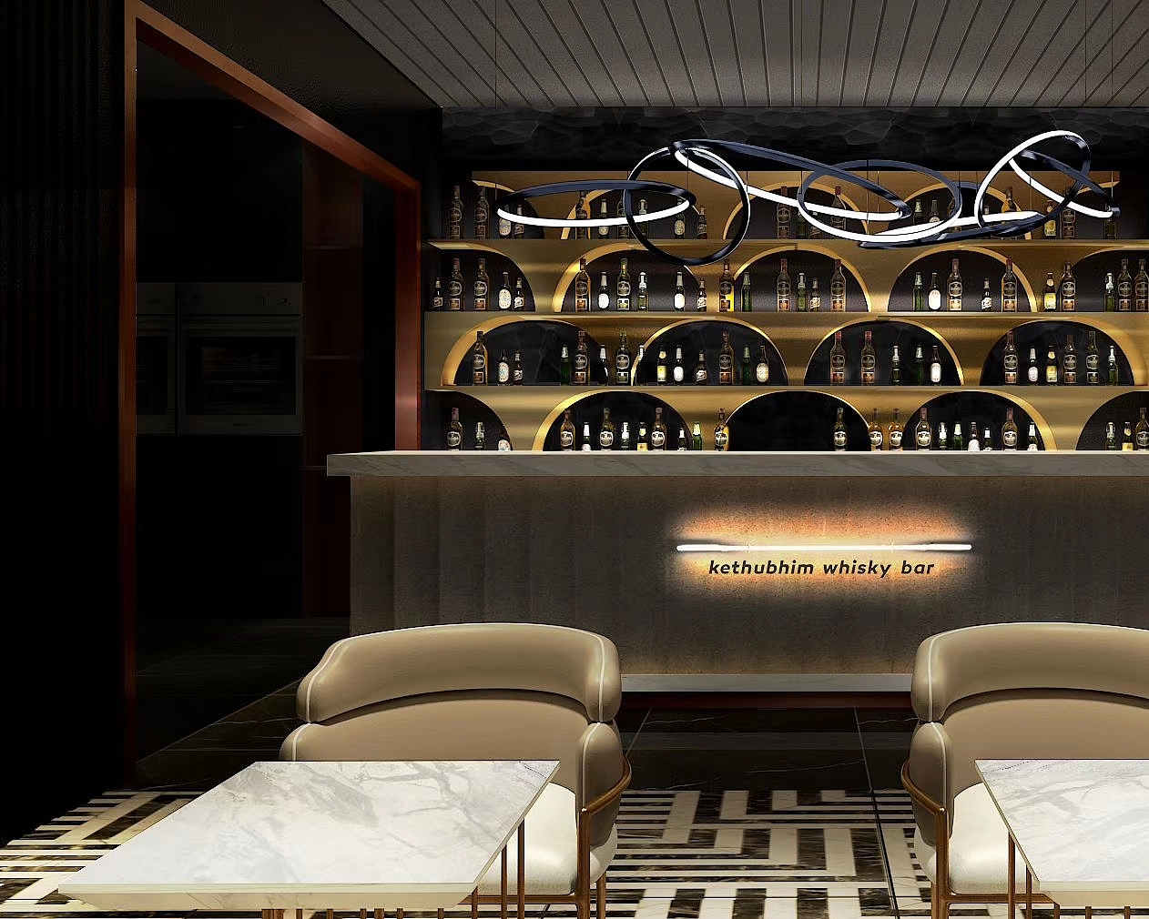 谕 威士忌bar（图ZMjY1Mjc0MDky） - 商业空间设计 - 站酷设计师陆禄有为原创素材 - 站酷ZCOOL
