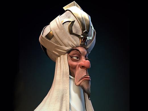 西域人物卡通头像练习