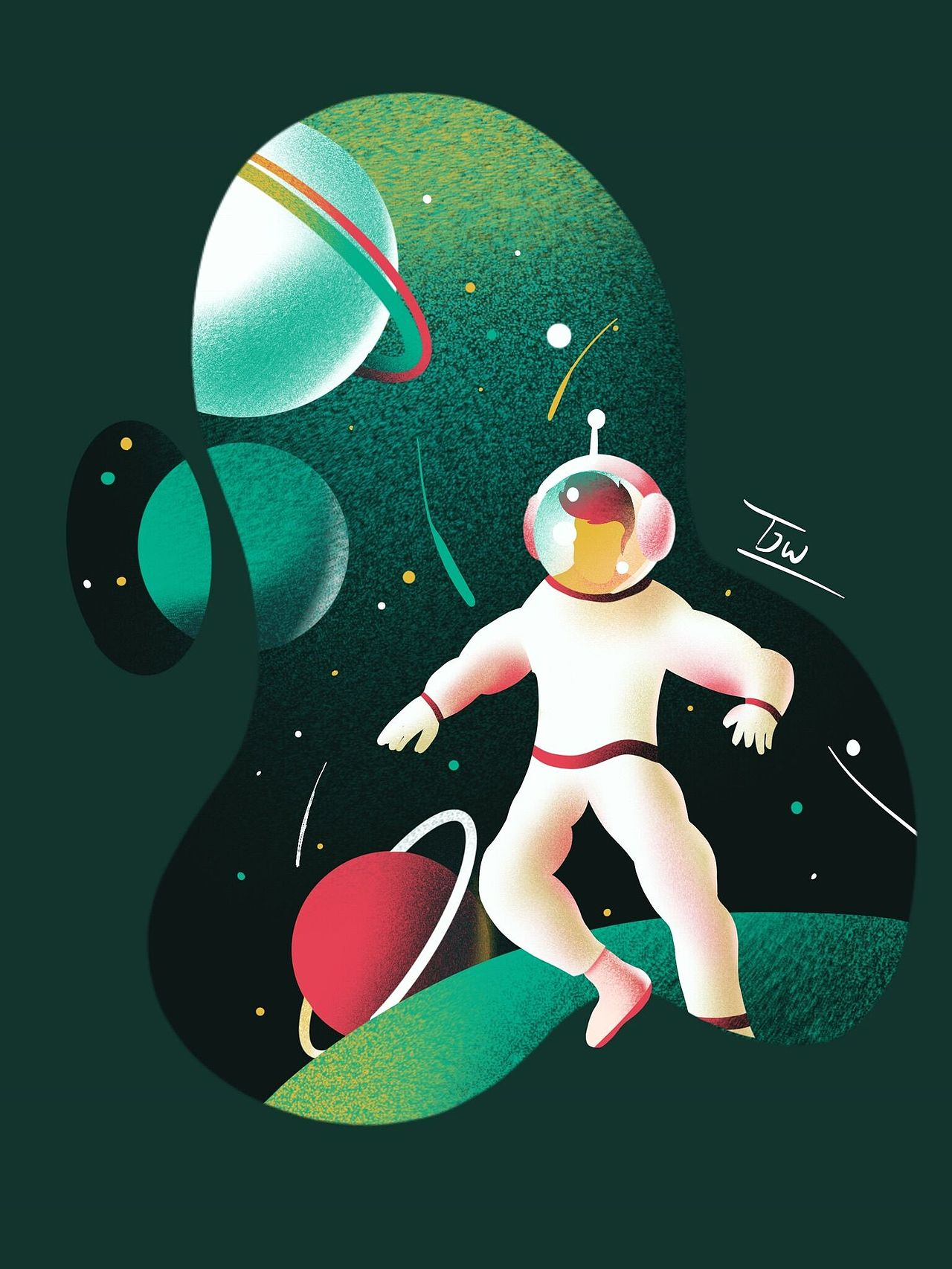 ipad pro apple pencil procreate软件进行临摹自己喜爱的插画师的