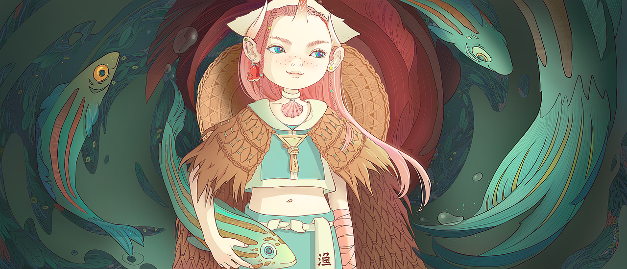 渔人（图ZMTAwODM0NTQ4） - 海报 - 站酷设计师米树原创素材 - 站酷ZCOOL