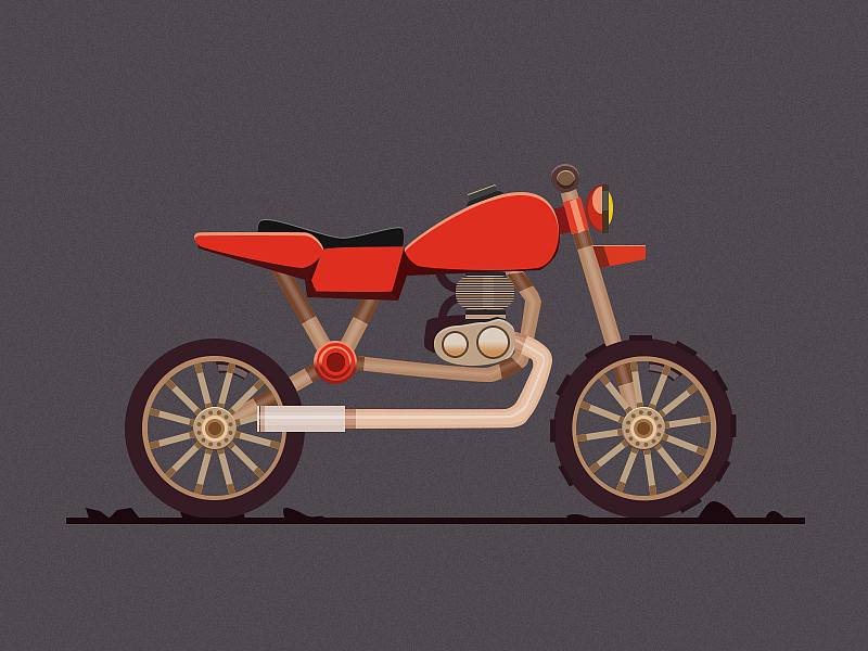 临摹——摩托车