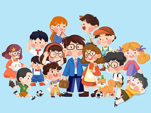 「儿童识字卡」插图设计