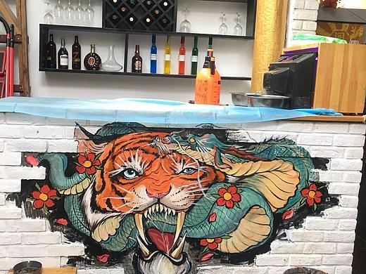 墙绘 #北京文身##刺青师大龙##刺青#