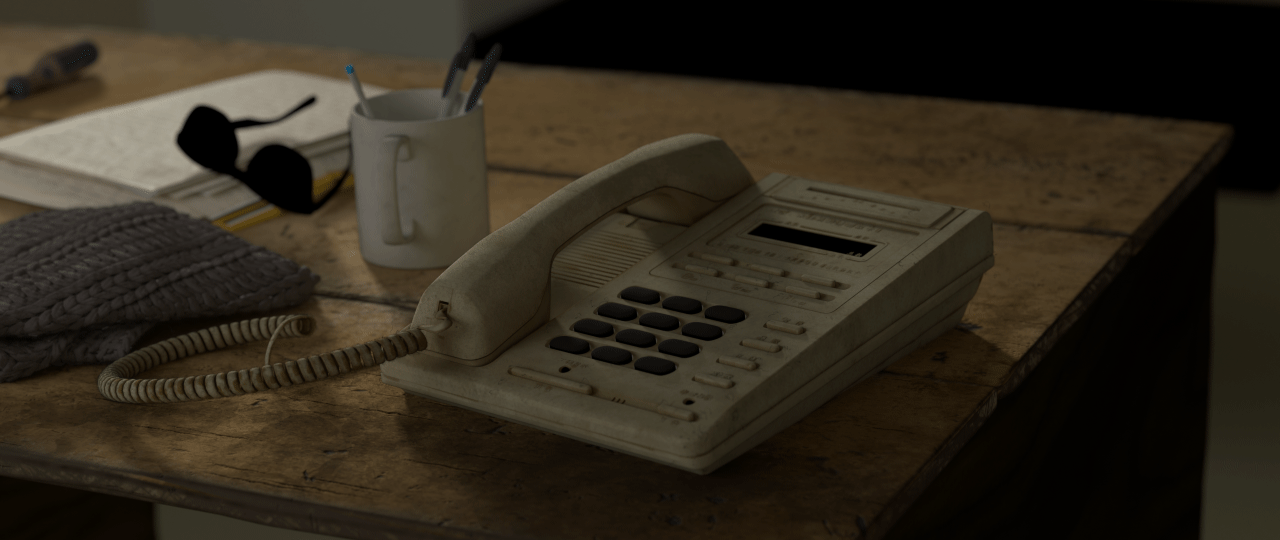 C4D电话场景写实渲染（图ZMjg2MjE4Mzg0） - 动画/影视 - 站酷设计师Yumi_Chnyo原创素材 - 站酷ZCOOL