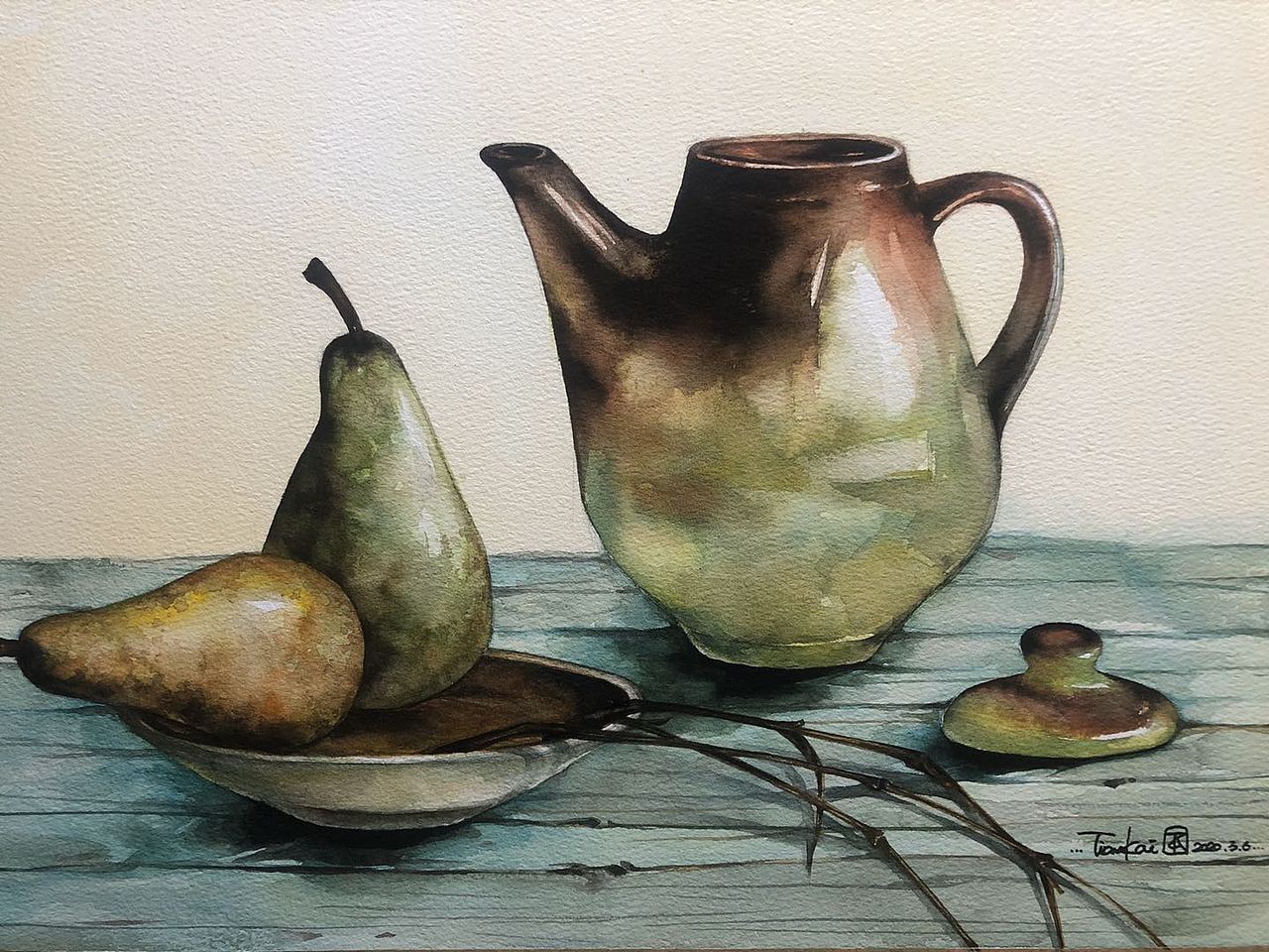 水彩静物写生（图ZMTk5ODk3Njc2） - 绘画 - 站酷设计师田家大少爷原创素材 - 站酷ZCOOL