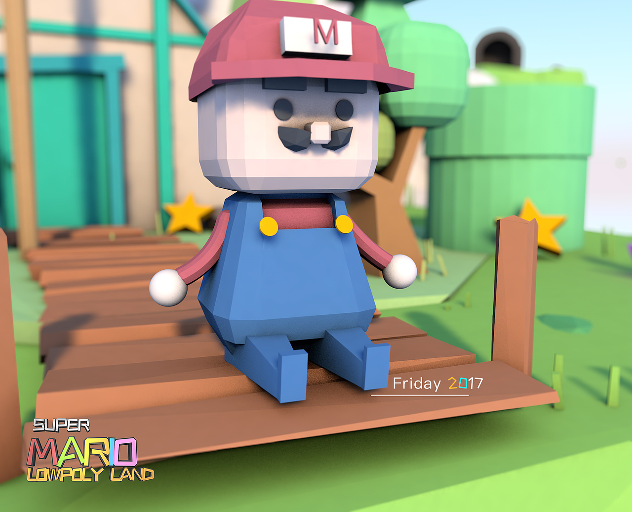 low poly超级马里奥（图ZODQ1Mzk2MDQ=） - 其他三维 - 站酷设计师乔乔乔Friday原创素材 - 站酷ZCOOL